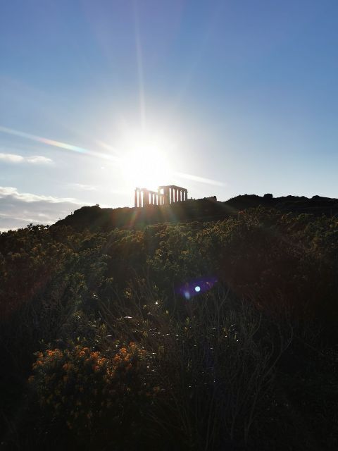 Sounio Temple of Poseidon Sunset By Athenian Riviera 4 H - Key Points