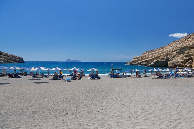 South Crete: Matala Hippies Beach & Gortys Archaeological Site - Liability and Insurance
