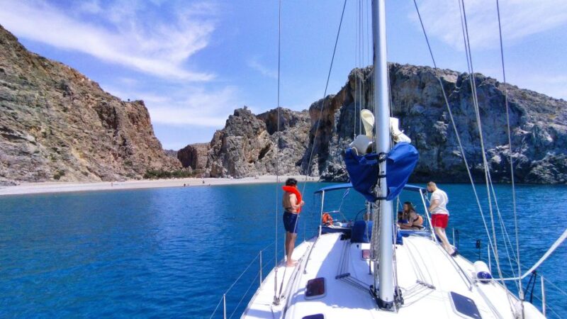 South Crete: Sunset Sailing Full Day Trip With Finger Food - Key Points