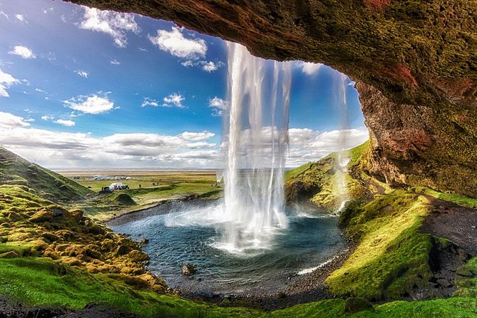 South Iceland Tour of Waterfalls, Black Sand Beaches & Dyrholaey - Exploring Seljalandsfoss