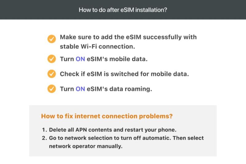 South Korea: 5G Esim Mobile Data Plan - Hotspot and Tethering