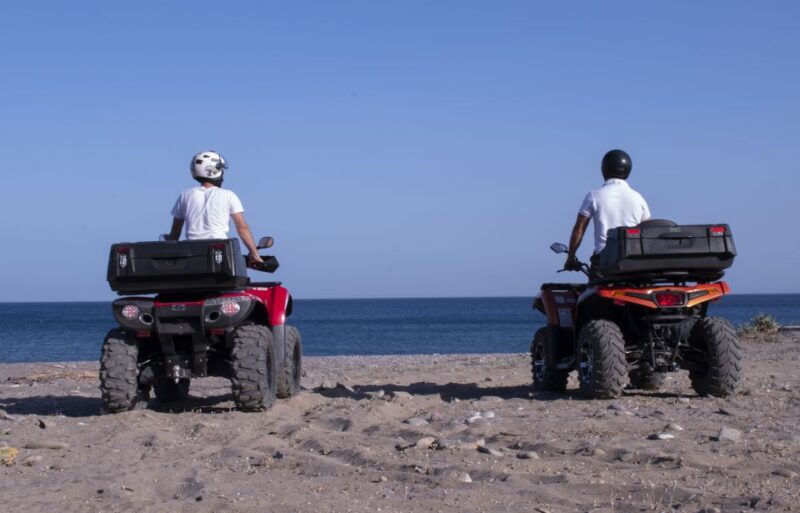 South Rhodes: ATV Quad Guided Tour With Hotel Transfers - Main Stop: Agios Georgios Beach