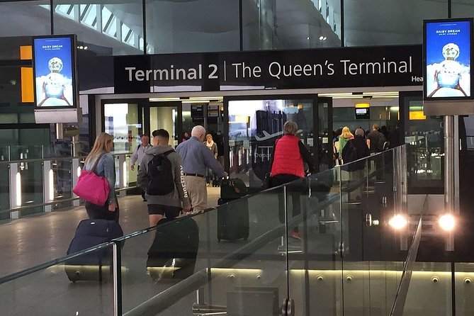 Southampton Cruise Terminals to Heathrow Airport Private Sedan Arrival Transfer - Pickup and Drop-off Details