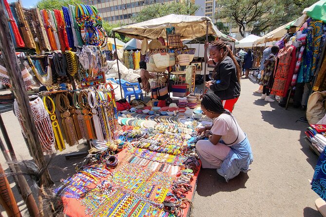 Souvenir Crafts, Fabric Shopping & Hair Braiding & City Tour - Key Points