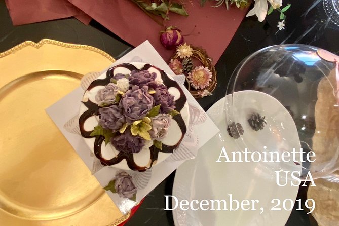 Soy-Cream Flower Cake, Authentically Korean! (Vegan Solution /Bean Cream) - Booking Details and Policies