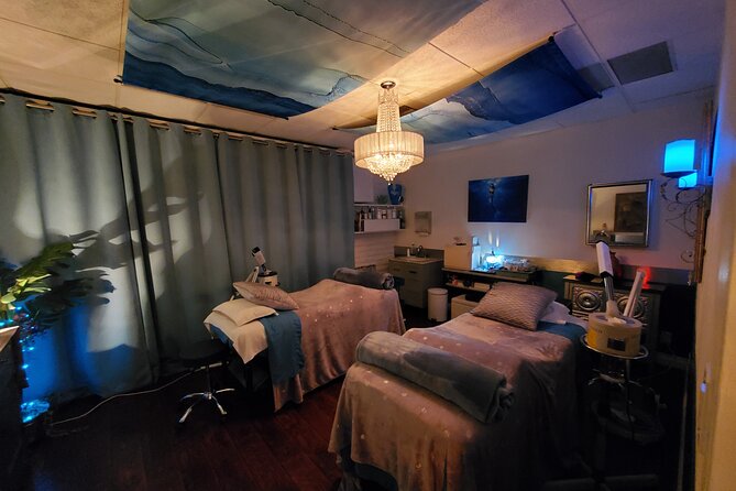SPA Couples Escape for 2-Sauna/Facial OR Back-Snacks and Beverage - Included in the Package