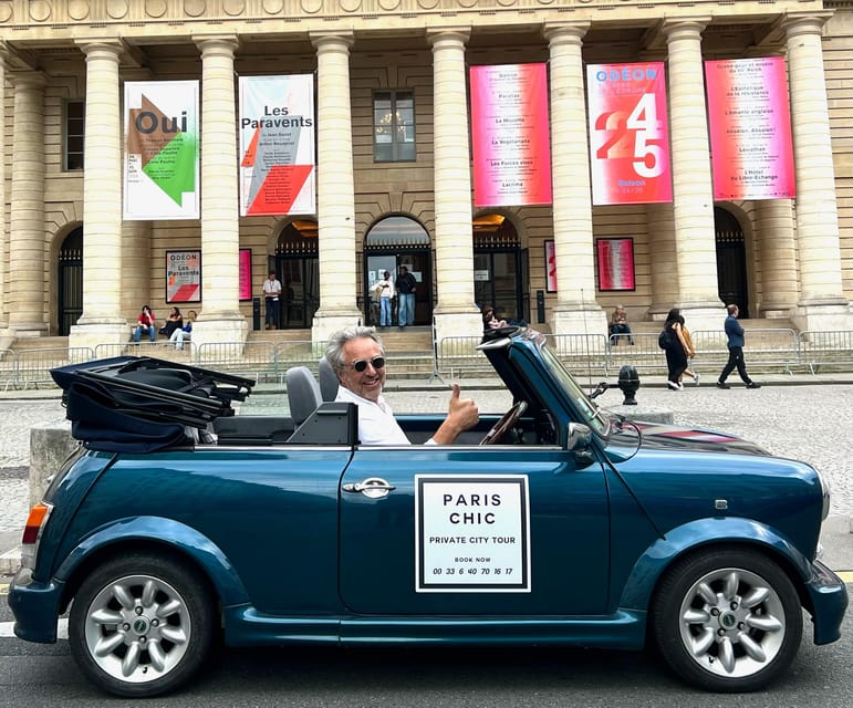 Special Paris Chic City Tour Onboard Our Mini Cabriolet - Key Points