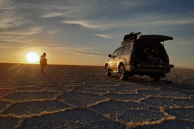 Spectacular Sunset in Uyuni Salt Flats From Uyuni - Pickup and Meeting Details