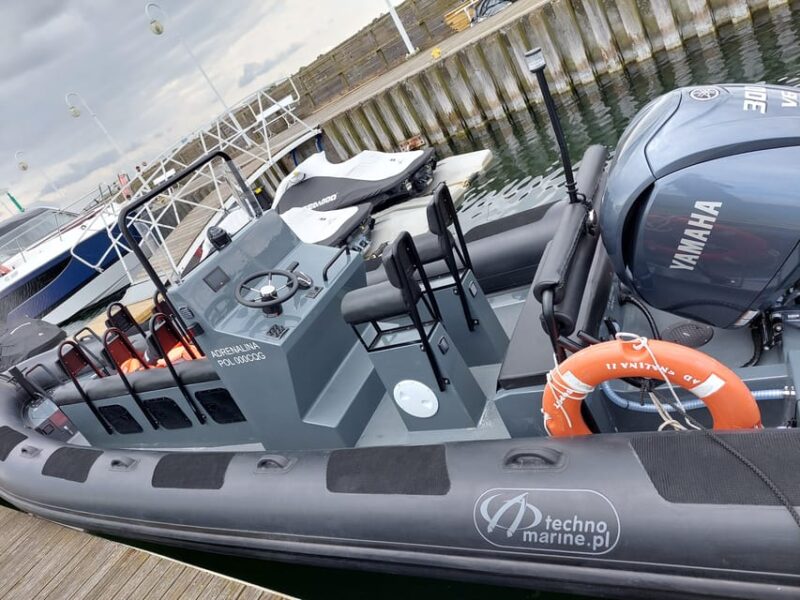 Speed Boat at the End of the Pier in Sopot. Speed 100 Km/H - Booking Details