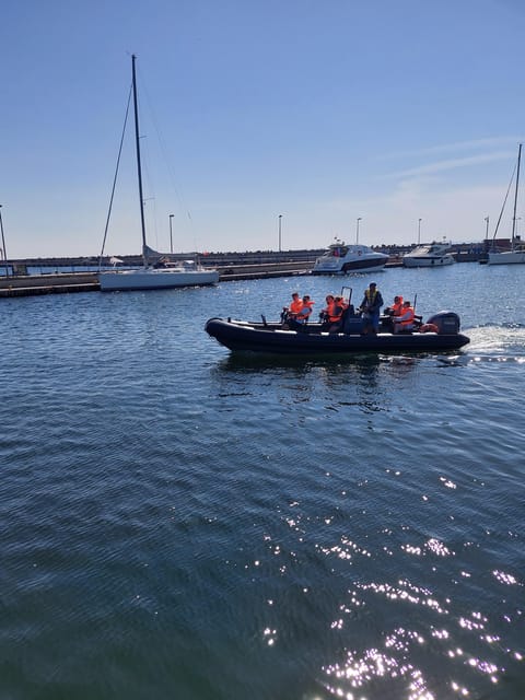 Speed Boat at the End of the Pier in Sopot. Speed 100 Km/H - Duration