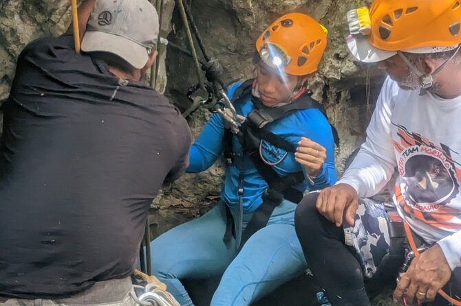 Speleology Caving at Fun Fun Cave - Returning to the Meeting Point