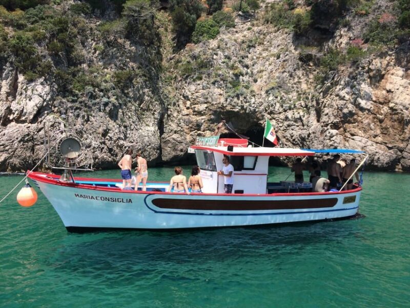Sperlonga: Boat Cruise to the Blue Grotto With Swimming - Onboard Amenities and Activities