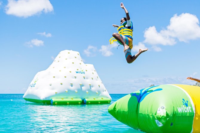 Splash Island Water Park in St Lucia - Overview of Splash Island