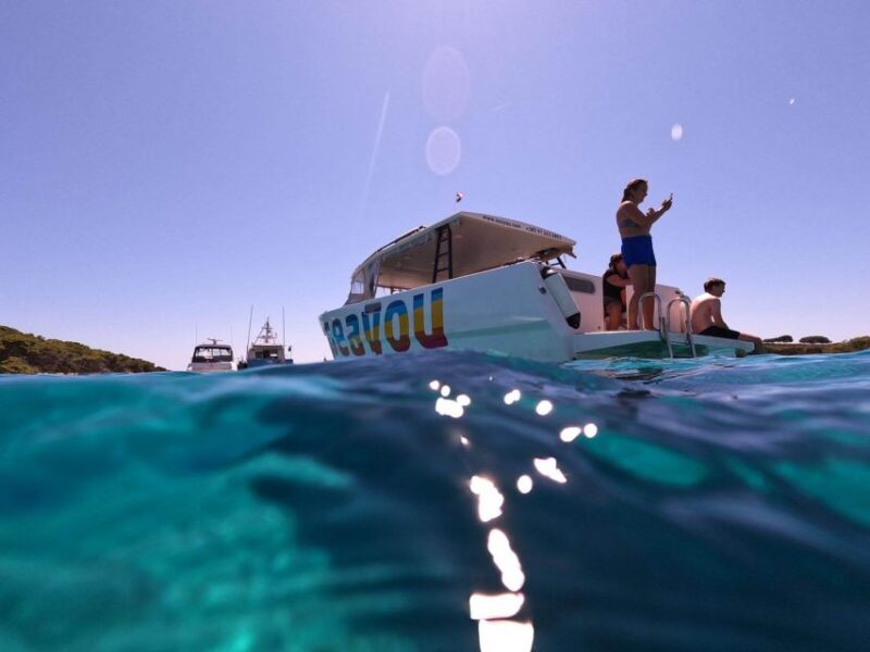 Split: Bisevo, Vis, and Hvar Boat Tour With Snorkel Stops - Visiting the Blue Cave