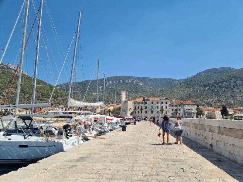 Split: Bisevo, Vis, and Hvar Boat Tour With Snorkel Stops - Exploring Vis Island