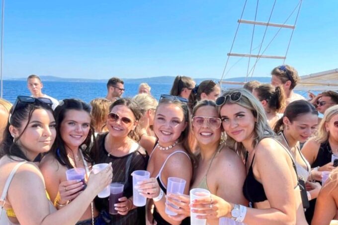 Split: Blue Lagoon Boat Party With Slide, Dj and After Party - Split Boat Tour Highlights