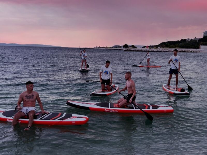 Split: Glow-in-the-dark Sunset Stand-Up Paddle Board Tour - Paddleboarding Activities