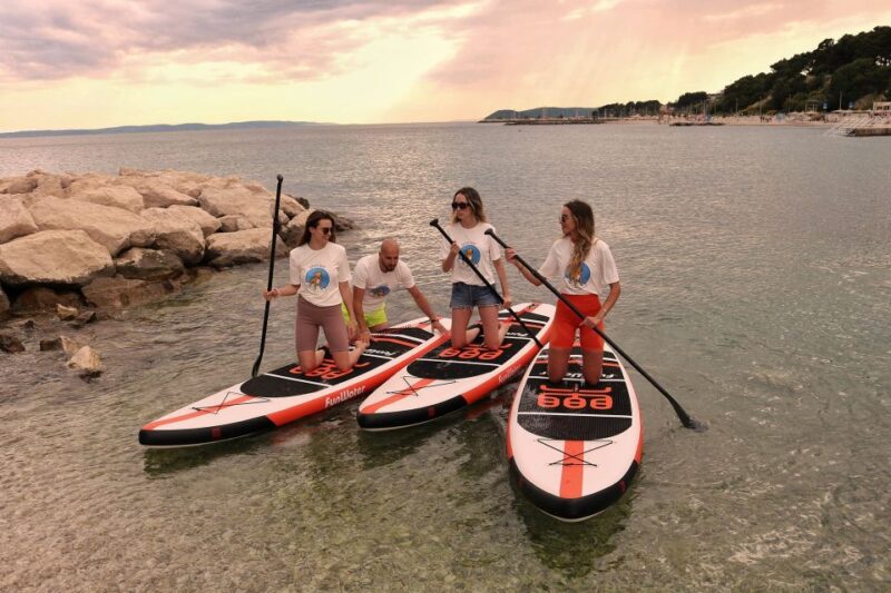 Split: Glow-in-the-dark Sunset Stand-Up Paddle Board Tour - Coastline and Marine Life