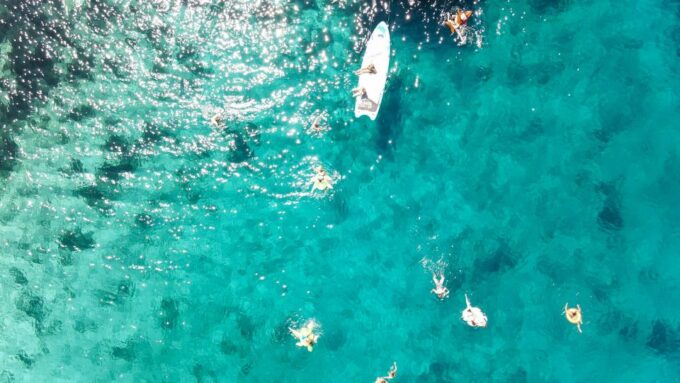 Split: Half-Day Blue Lagoon, Shipwreck, and Trogir Boat Tour - Swimming in Blue Lagoon