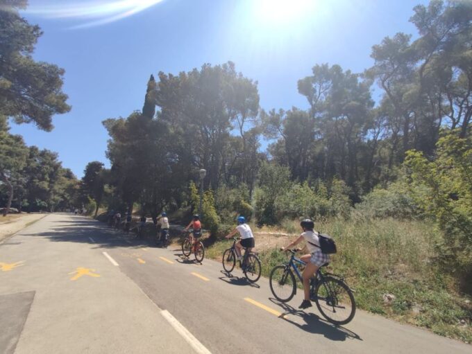 Split: Old Town and Marjan Park Bike Tour - Poljud Stadium Visit