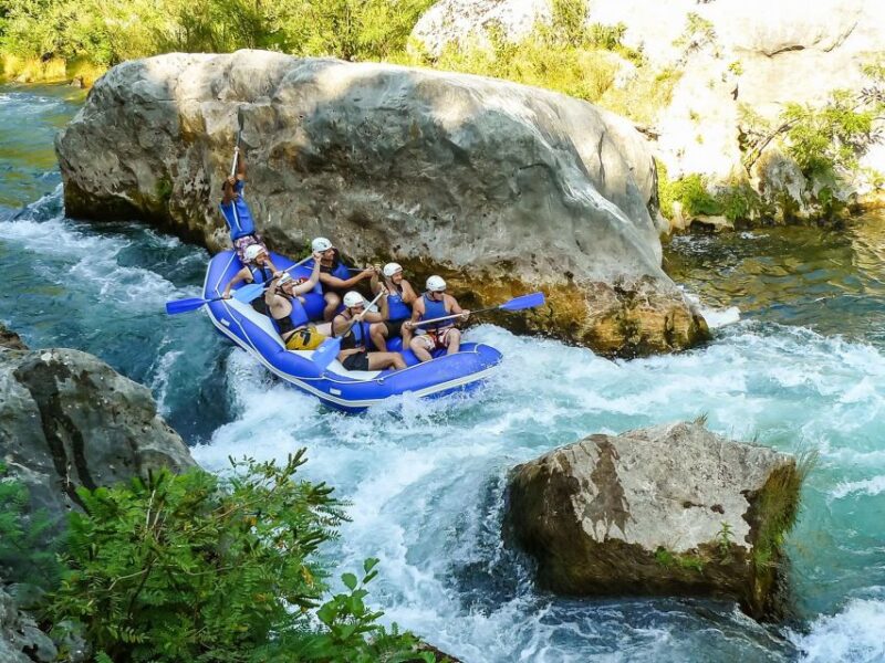 Split/Omiš: Cetina River Rafting With Cliff Jump & Swimming - Included Services