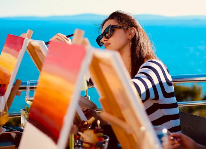 Split: Rooftop Painting- Painting on the Rooftop by the Sea. - Stunning Adriatic Views