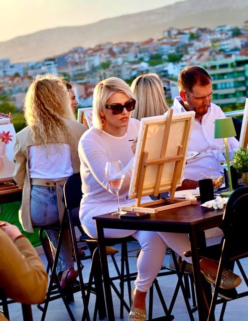 Split: Rooftop Painting- Painting on the Rooftop by the Sea. - Guided Creative Process