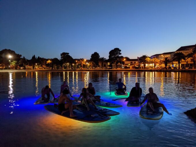 Split: Stand Up Paddleboard Night Glow Tour - LED-Lit Paddleboarding Adventure