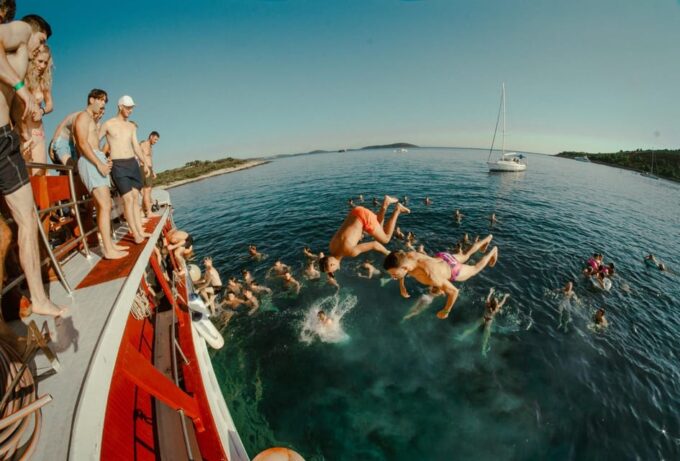 Split: Sunset Boat Party With Live DJS and Blue Lagoon Swim - Frequently Asked Questions