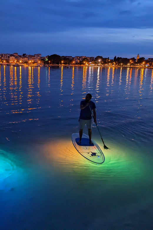 Split: Transparent SUP Night Glow Tour - Itinerary