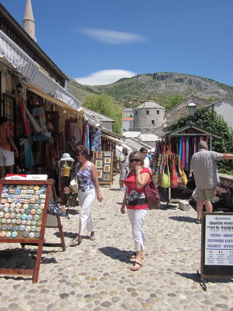 Split/Trogir: Mostar and Medjugorje Tour With Wine Tasting - Mostar Highlights