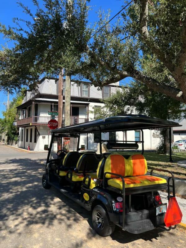 St.Augustine History Tour on Premium Golf Cart with PiCk Up - The Sum Up