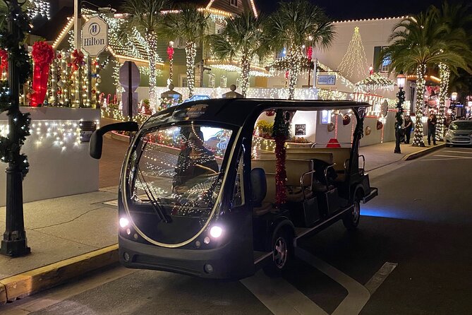 St. Augustine Night of Lights by Electric Cart - Meeting Point and Pickup Location