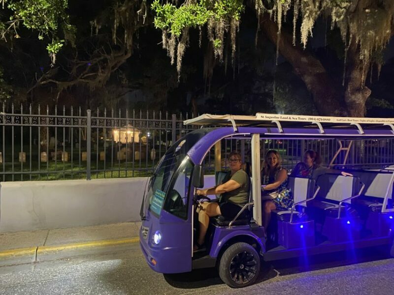 St Augustine: Riding with the Ghosts Golf Cart Tour - Key Points
