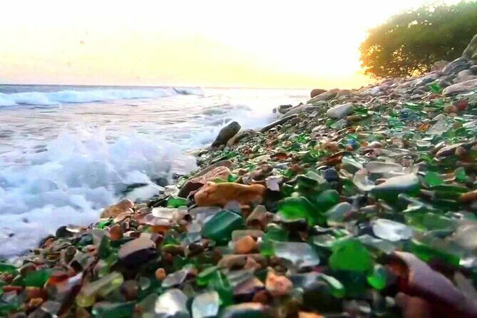St.Kitts Sea Glass & Volcanic Black Sand Beach Day - Key Points