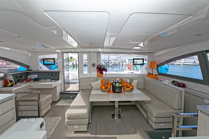 St Maarten Luxury Catamaran Full-Day Group Charter - Stops and Activities