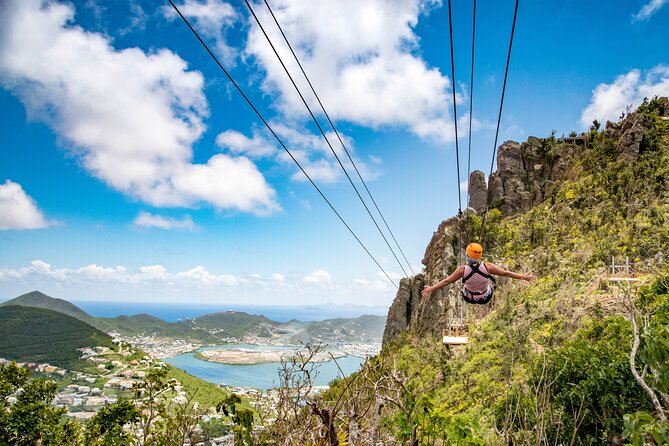 St Maarten Sky Explorer, Flying Dutchman and Schooner Ride Combo - Discovering the Flying Dutchman
