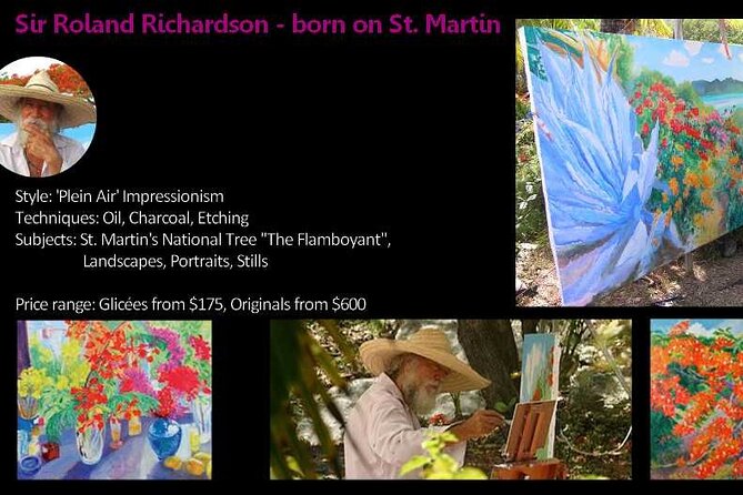 St.Martin - St.Maarten: Small Group, Visit Our Artists, Art Tour - Meeting and Pickup