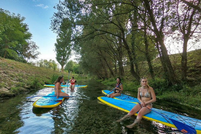 Stand up Paddle Adventure in Split - Cliff-Jumping at Stobreč White Rocks