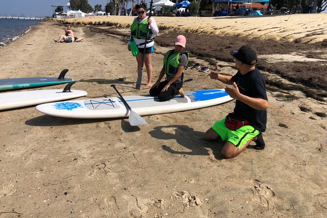 Stand up Paddle Board Lesson on The San Diego Bay - Getting to Bayside Park