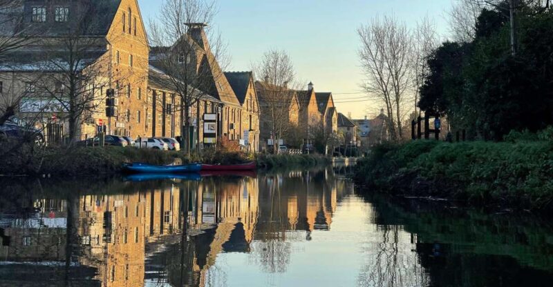 Stand up Paddle Boarding on the River Stort in Hertfordshire - Paddling Past Locks and Mills
