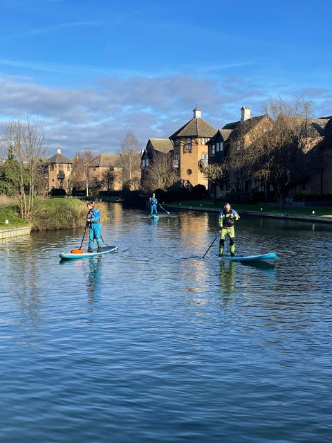 Stand up Paddle Boarding on the River Stort in Hertfordshire - Visiting a Country Pub