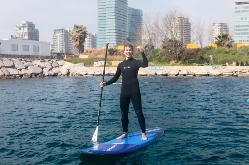Stand up Paddle - Enjoy the Barcelona Skyline From the Sea. - Key Points