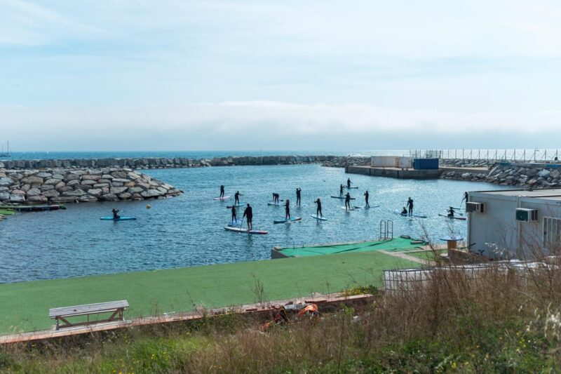 Stand up Paddle - Enjoy the Barcelona Skyline From the Sea. - Meeting Point Location