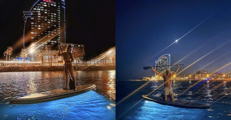 Stand up Paddle With Professional Lights in Barcelona - Key Points