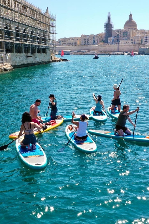 Stand Up Paddleboard Yoga Class Valetta - Class Description