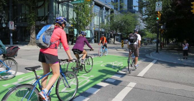 Stanley Park & Downtown Vancouver Morning Bike Tour - Skyline and Convention Centre