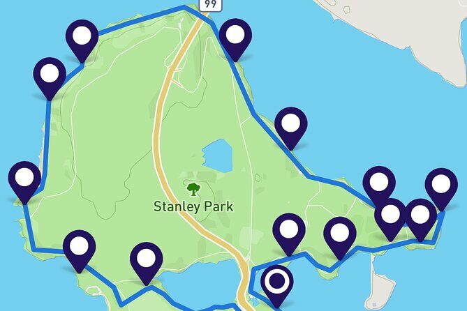Stanley Park Seawall E-scooter Rental with Self Guided map - The Sum Up