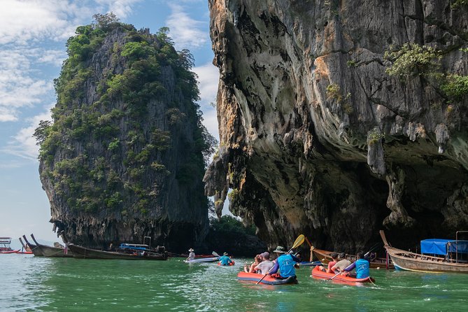 Starlight Sea Cave Kayaking and Loy Krathong Floating - Kayaking Through Limestone Caves