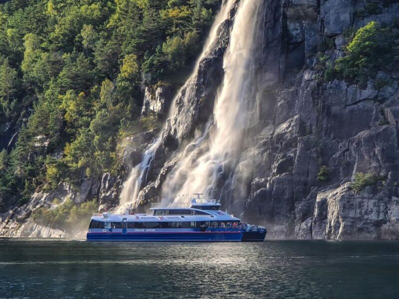 Stavanger: Scenic Fjord Cruise to Lysefjord and Preikestolen - Itinerary Details